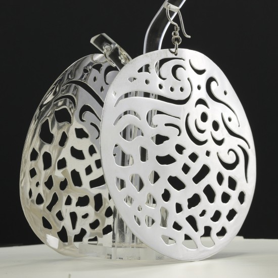 Large Filigree Dangle Earring