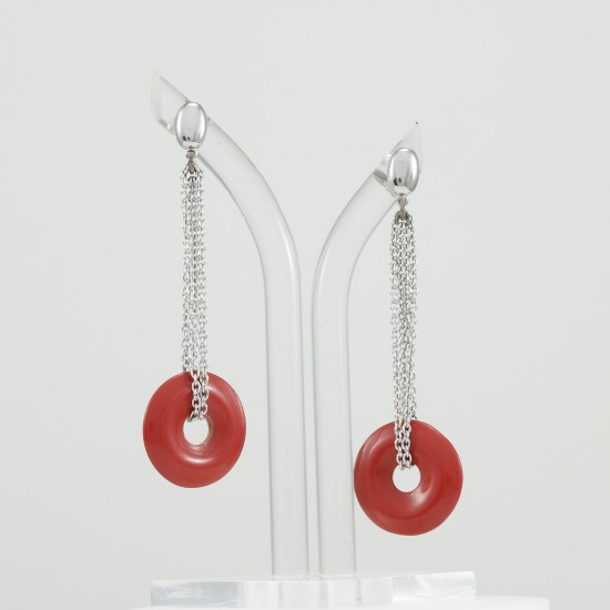 Coral Dangle Earring