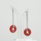 Coral Dangle Earring