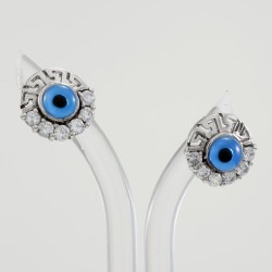 Blue Eye Stud Earring