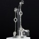 Fashionable Dangle Long Silver Earring