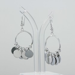 Plain dangle earring
