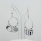 Plain dangle earring