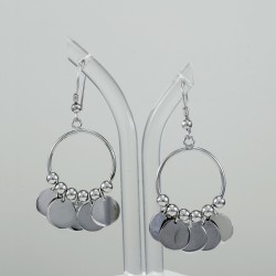 Plain dangle earring