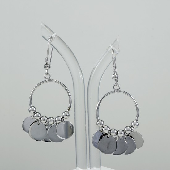 Plain dangle earring
