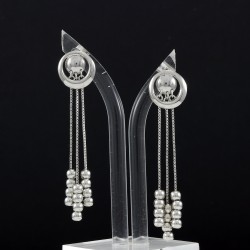 Dangle 3 line earring
