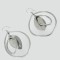 Fashionable Silver Plain Earring