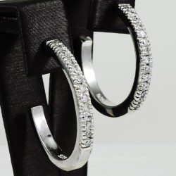 Fashionable Silver hoop Earring