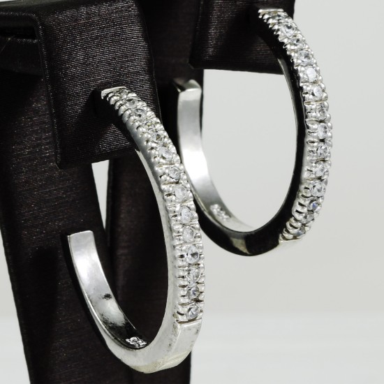 Fashionable Silver hoop Earring