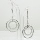 Fashionable Silver Earring