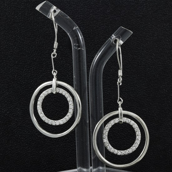 Fashionable Silver Earring
