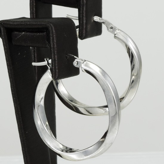 Twisted Hoop Earring