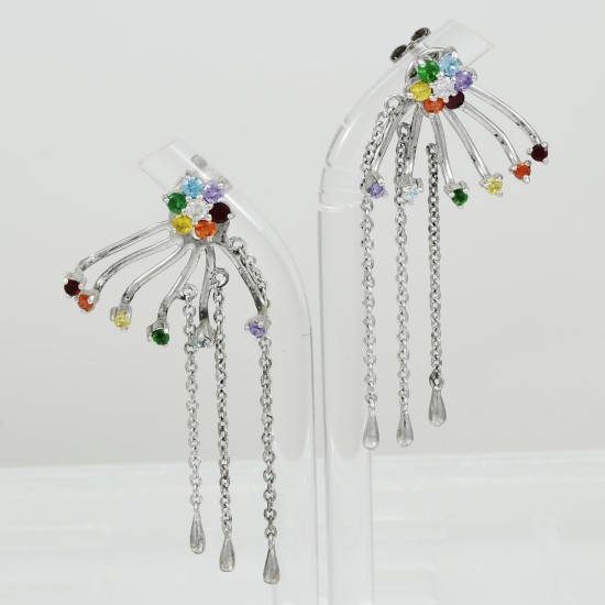 Fashionable Silver Earring