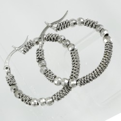 Braided Hoop Earring
