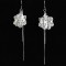 Fashionable Silver Dangle Long Earring