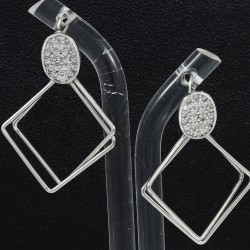 Fashionable Silver Earring