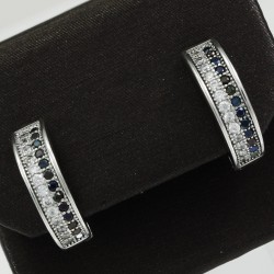 Fashionable Hoop Silver Earring