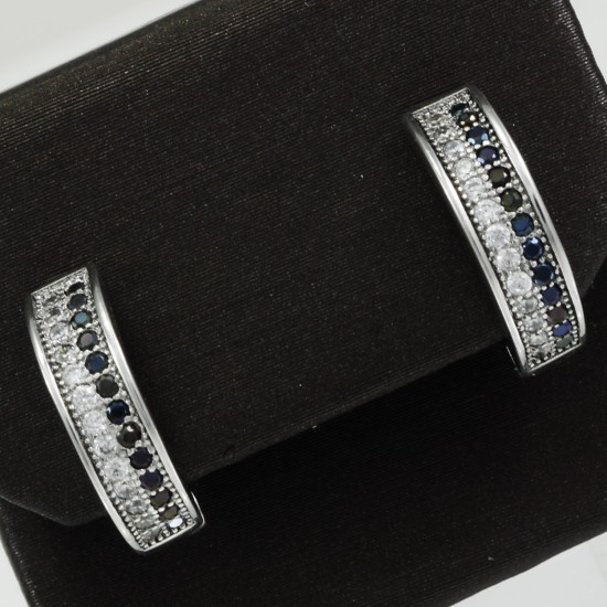 Fashionable Hoop Silver Earring