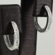 Fashionable Silver Hoop Earring