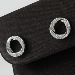 Fashionable Round Stud Earring