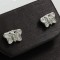Butterfly Stud Silver Earring