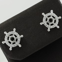 Ship Steering Stud earring