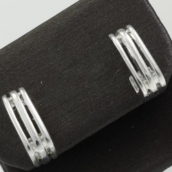 Plain Silver Stud Earring