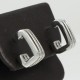 Plain Silver Stud Earring