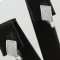 Fashionable Silver Pave Earring