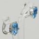 Blue Topaz Hoop Earring