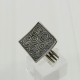 Oxidized Arabic Style Ring