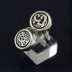 Oxidized Arabic style ring