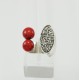 Red Sea Coral in Arabic Style Ring