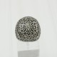 Oxidized Arabic Style Ring