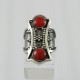 Red Sea Coral in Arabic Style Ring