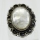  Oxidized Very Old mother of pearl ring