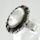  Oxidized Very Old mother of pearl ring