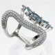 Fashionable aquamarine  Ring