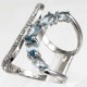 Fashionable aquamarine  Ring