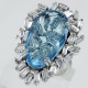 Fashionable Aquamarine Ring