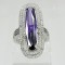 Amethyst Long Ring