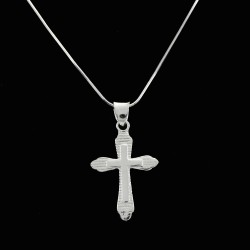 Silver Plain Cross 