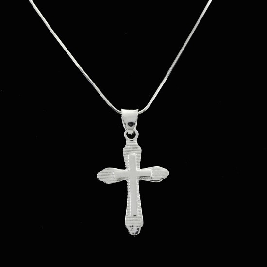 Silver Plain Cross 