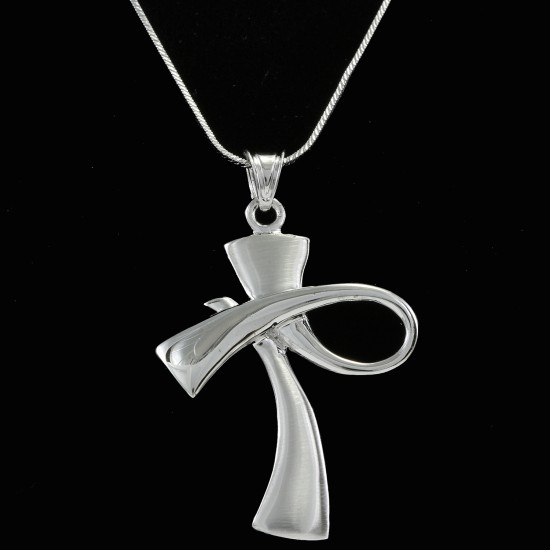 Plain Silver Cross