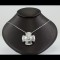 Cross With White Sapphire Stone