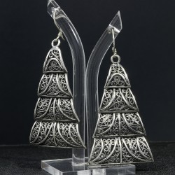 Filigree Long Dangle Vintage Style Earring