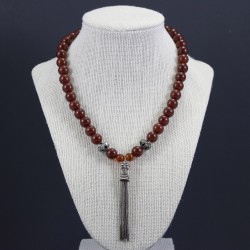 Brown Agate Necklace 