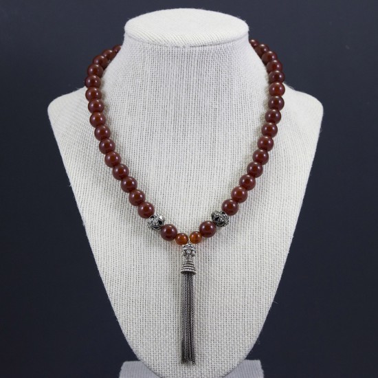 Brown Agate Necklace 
