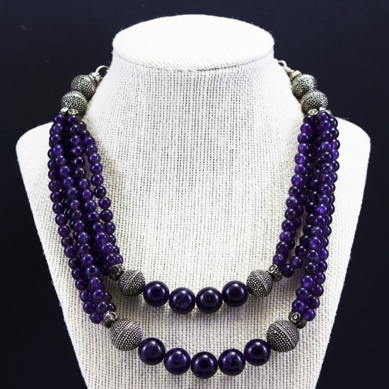Amethyst Bedouin Necklace