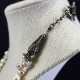 Freshwater Pearl Necklace With Oxidized Vintage Style Silver